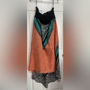 Strapless summer dress